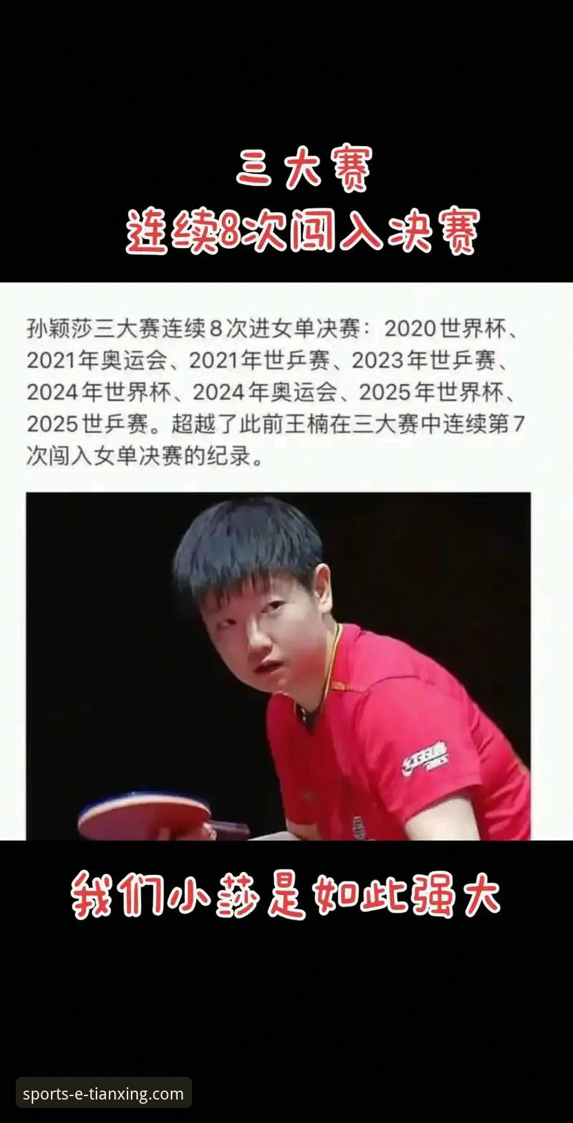 在天行体育官网深度解析孙颖莎新加坡大满贯首轮表现：一场关于掌控与调整的实战教程